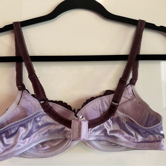 NEW Victoria’s Secret Royalty Purple Balconette Bra - 36B - Picture 2 of 5